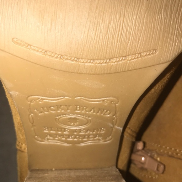 Tan Laureen leather like new booties - Picture 6 of 8